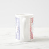 AMÉRICAIN VÉTÉRAN Bone China Mug (Dos)