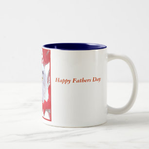 AmericaIsOneNationunderGod2, Happy Fathers Day... Tweekleurige Koffiemok