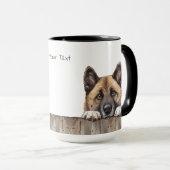 American Akita Dog Mug (Devant droit)