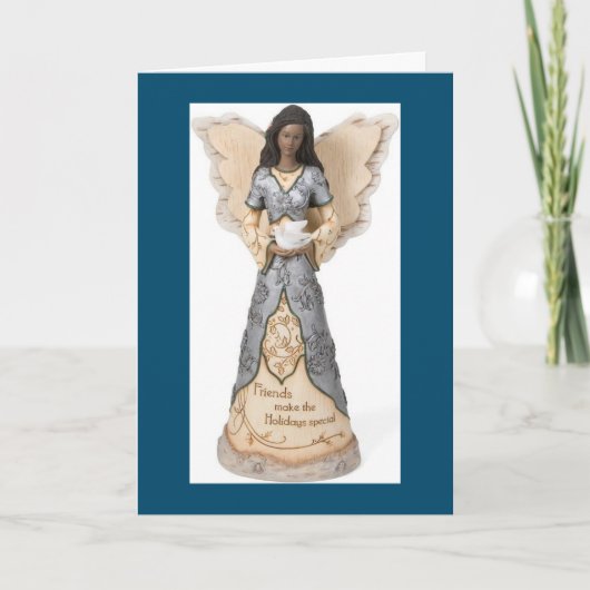 American Angel-kerstfeestkaart Feestdagen Kaart (Voorkant)