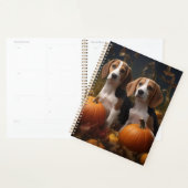 American Anglais Foxhound Puppy Automne Delight (Devant avec enveloppe)