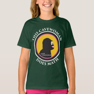 American Apparel T-Shirt: Wiskunde Smart Cavewoman T-shirt