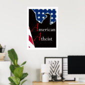 American Atheist Poster (Thuiskantoor)