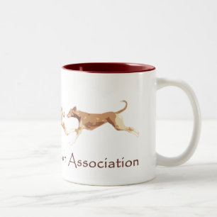 American Azawakh Association Tweekleurige Koffiemok