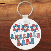 American Babe Sleutelhanger (Achterkant)