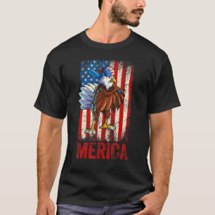 American Bald Eagle 4th of July Women Men American T-shirt