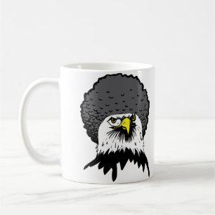 American Bald Eagle Afro Funny Mug Travel Mug Koffiemok