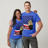 American Bald Eagle, Drapeau, T-shirt de police -  (Unisexe)