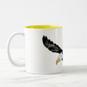 American Bald Eagle Flying Coffee Mug (Gauche)
