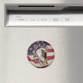 American Bald Eagle Freedom Magnet Magneet (Insitu (Vaatwasser))