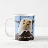 American Bald Eagle Goedemorgen Grappig Koffiemok (Links)