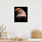 American Bald Eagle Head Poster (Keuken)