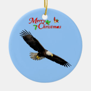 American Bald Eagle kerstversiering Keramisch Ornament
