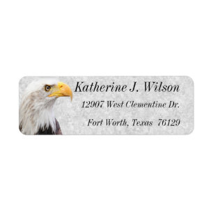 American Bald Eagle Persoonlijke Mailing Labels