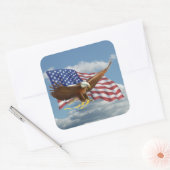 American Bald Eagle Sticker (Envelop)