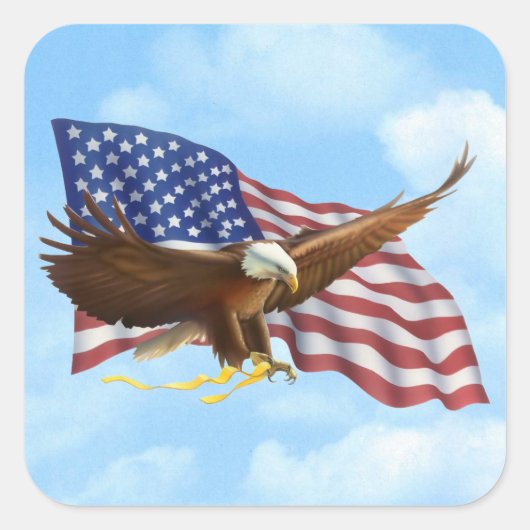 American Bald Eagle Sticker (Voorkant)