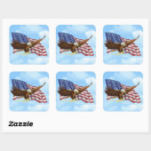 American Bald Eagle Sticker (Vel)