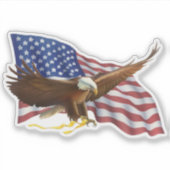 American Bald Eagle Sticker (Voorkant)