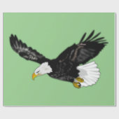American Bald Eagle Wrapping Paper - Aangepaste kl Cadeaupapier (Vlak)