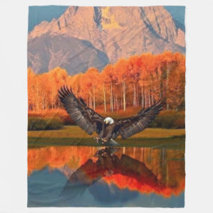 AMERICAN BALD ELLE FLEECE DEKEN
