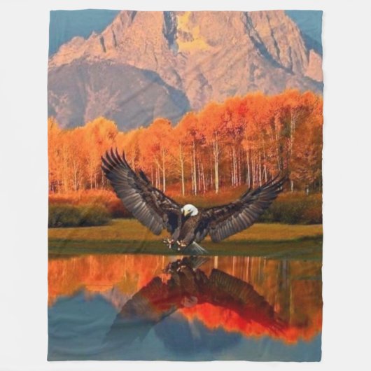 AMERICAN BALD ELLE FLEECE DEKEN (Voorkant)