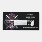 American Barber Pole Personalize Bureaumat (Keyboard & Muis)