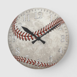 American Baseball Ball Sports-lover's Clock Ronde Klok