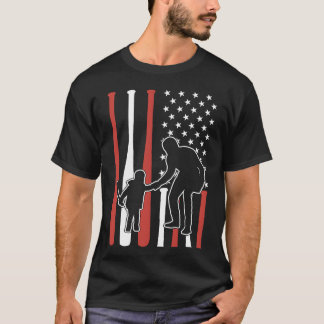 American Baseball Vader Jongens Baseball Vader Zoo T-shirt