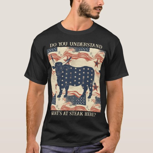 American Beef Protest T-shirt (Voorkant)