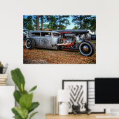 American Biker Rat Rod Poster (Thuiskantoor)