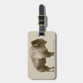 American Bison Bagagelabel (Voorkant verticaal)