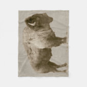 American Bison. Fleece Deken (Voorkant)