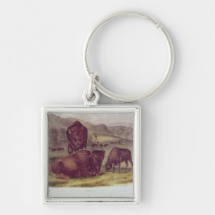 American Bison of Buffalo Sleutelhanger