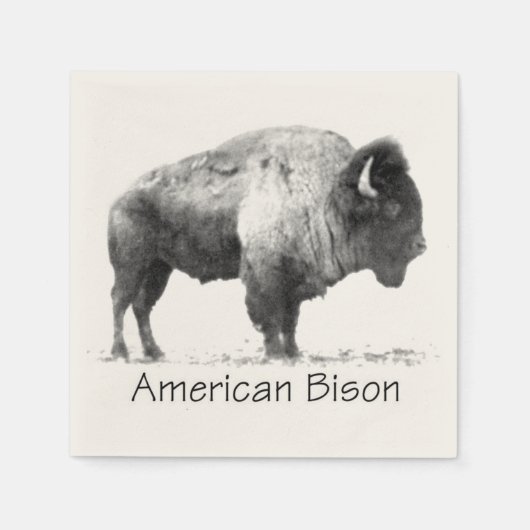 American Bison Servetten (Voorkant)
