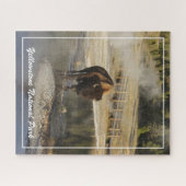 American Bison Yellowstone Wildlife Fotografie Legpuzzel (Horizontaal)