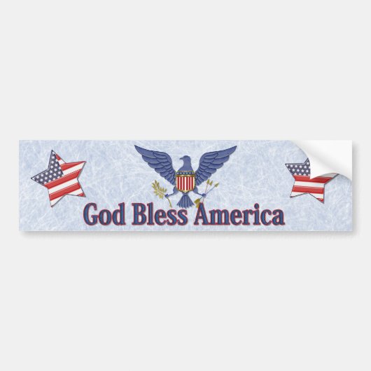 American Blue Eagle Bumpersticker (Voorkant)