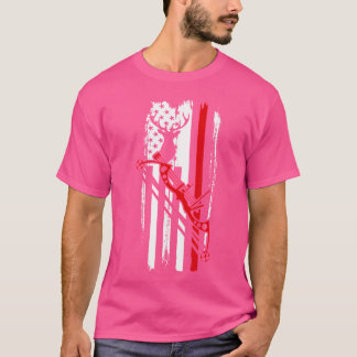 American Bowhunting Archer Bowmen Target Shooting  T-shirt