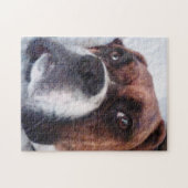 AMERICAN BOXER DOG puzzel (Horizontaal)