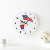 American Boys Clock Grote Klok (Huis)