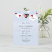 American British 4 Cours Menu Mariage (Debout devant)