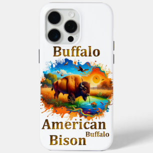 American Buffalo Bison iPhone 15 Pro Max Hoesje