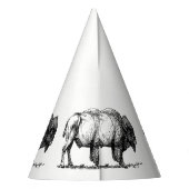 American Buffalo Bison Feesthoedjes (Achterkant)