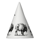 American Buffalo Bison Feesthoedjes (Rechts)