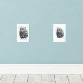 American Buffalo Muurkunst Sets (Houten vloer)