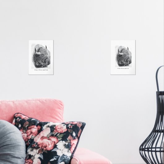 American Buffalo Muurkunst Sets (Woonkamer)