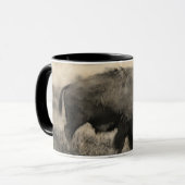 American Buffalo - Plains Bison Mok (Voorkant links)