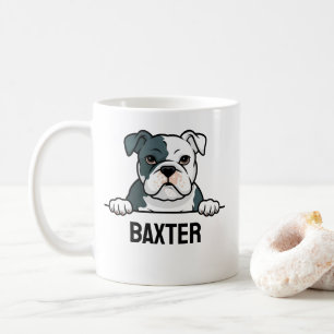 American Bulldog Custom Naam Schattige Huisdier Ho Koffiemok