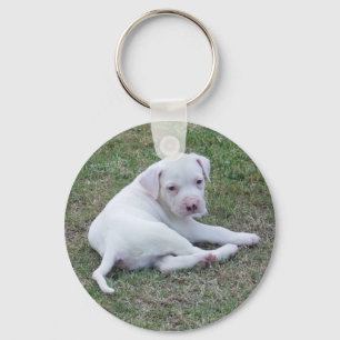 American Bulldog Puppy Sleutelhanger
