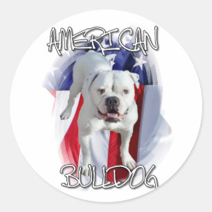 American Bulldog Ronde Sticker