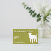 American Bulldog Visitekaartje (Staand voorkant)